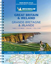 Michelin Straßenatlas Großbritannien & Irland mit Spiralbindung