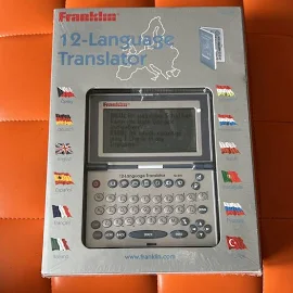 Franklin 12 Language Translator TG-470 Sprachcomputer Übersetzer NEU Sealed