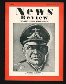 NEWS REVIEW APRIL 5 1945 Original Vintage Magazin The First British Newsmagazine