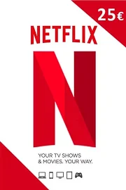 Netflix Gift Card Eur 25 - €25 Netflix Konto Tv Guthaben Download Code