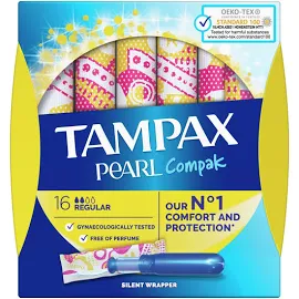 TAMPAX Pearl Compak Regular Tampons mit Applikator 16/32/48 stk. Higene Frau | ebay Tampons