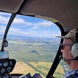 Hubschrauber Rundflug Fischland Darß Zingst