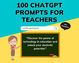 100 ChatGPT Fragen für Lehrer, ChatGPT e-Book für Lehrer, Copy Paste, Instant Download