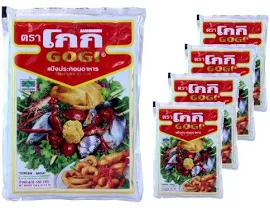 Gogi - Tempuramehl - 5er Pack (5 x 150g) - Original Thai - Für Tempurateig - Frittiermehl