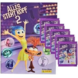 Panini Alles Steht Kopf 2 Sammelsticker - 1x Sammelalbum + 5x Stickertüten