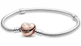 Pandora – Armband mit Herz-Verschluss,