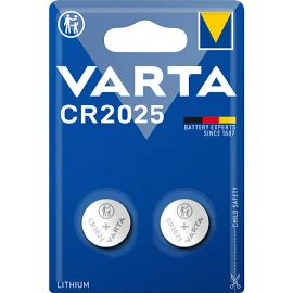 Varta Knopfzelle Cr 2025, 2er Blister Batterie