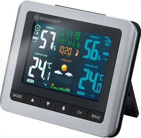 Bresser Wetterstation Silber-Schwarz