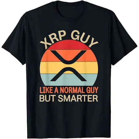 XRP Guy Crypto Merchandise Definition T-Shirt für Männer in schwarz, Größe S