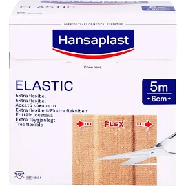 Hansaplast Elastic Pflaster 5 m x 6 cm