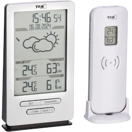TFA 35.1162.54 XENA Funkwetterstation Wettervorhersage Außensensor Funkuhr DCF77 | ebay Wetterstationen