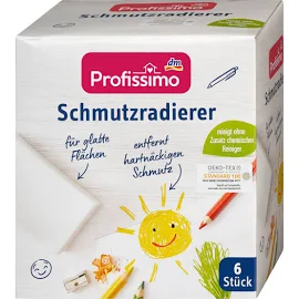 Schmutzradierer, 6 St