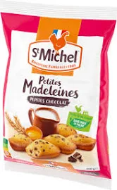 St Michel Madeleines mit Schokoladensplitter 400g Beutel