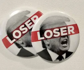 Donald Trump Verlierer Buttons