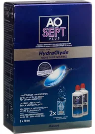 AOSEPT PLUS avec HydraGlyde 2 x 360 ml