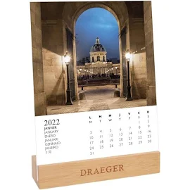 Draeger calendrier sur socle Paris 2022