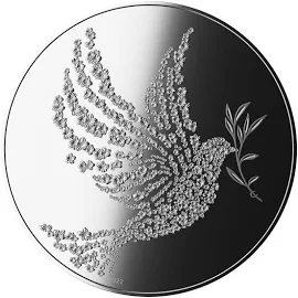 Peace Dove Colombe Symbols of Our Wonderful World 1 OZ monnaie Argent 2 Niue 2022