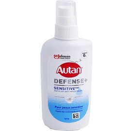 Autan Defense+ Répulsif Anti moustiques Sensitive 100ml