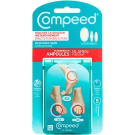 Compeed 5 Pansements Ampoules Assortiment