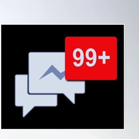 Facebook Chat Messages - Messenger Whatsapp Poster