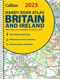 2025 Collins Handy Road Atlas Britain and Ireland par Collins Maps