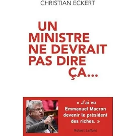 Livre un ministre ne devrait pas dire ça