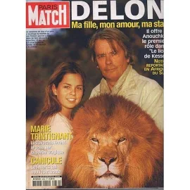 Paris Match / 28-08-2003 N° 2832 : Alain Delon / Anouchka (8p) - J...