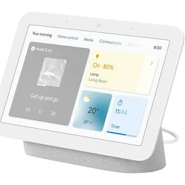 Google Nest Hub Smart affichage & haut-parleur Google Assistant 2nd Gen. craie