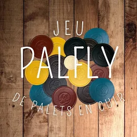 Jeu PALFLY de palets en cuir