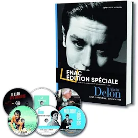 Alain Delon, une carrière, un Mythe - Coffret Livre - DVD