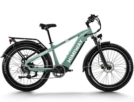 Vélo électrique Himiway | Pneus 26" x 4" | Vélo Himiway Zebra, Cadre Haut / Vert Soja