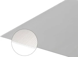 Mccover - plaque Polycarbonate alvéolaire 4mm translucide