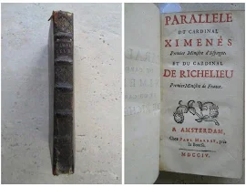 Parallèle Cardinal Ximenes Premier Ministre D'espagne Et De Richelieu,