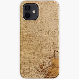 Nautical Compass Map Iphone 12 Snap Case | Redbubble Nautical
