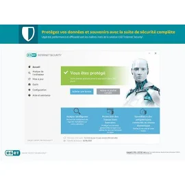 Eset Internet Security - Edition 2020 - Abonnement 1 An - 3 Postes ...