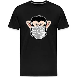 Variole du singe, Singe | T-shirts | Singe avec Masque / Variole du Singe / Animal / santé