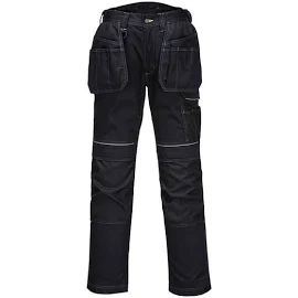 Pantalon de travail stretch holster pw3 portwest noir taille française 58 / portwest 46