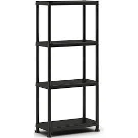 KIS - Etagere 4 tablettes Noir