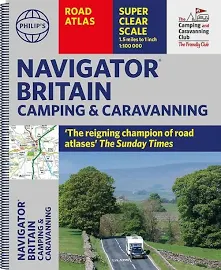 Philip's Navigator Camping and Caravanning Atlas Of Britain: Spiral