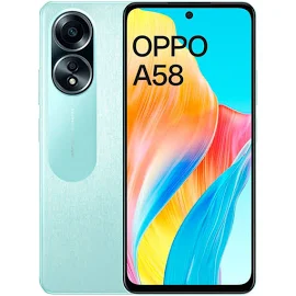 Smartphone Oppo A58 Mediatek Helio G85 6 GB RAM 128 GB Vert