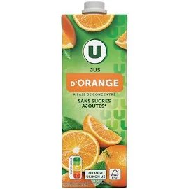 Jus d'orange, U (1 L)