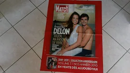 Grande Affiche Pro Presse-paris Match-magazine-special Anouchka Delon