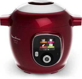 Moulinex - multicuiseur 6L 1600W Rouge ce86f510 - COOKEO Connect