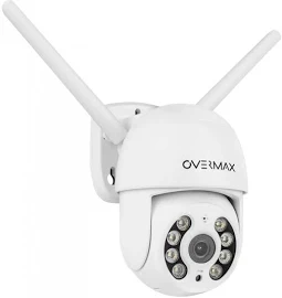 Overmax Camspot 4.0 caméra de surveillance Exterieur Wifi Full HD Mode nuit 40m 360° PTZ suivi de mouvement Blanc