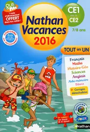 Nathan Vacances du CE1 vers le CE2 7/8 ans