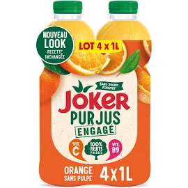 Joker pur jus d'orange Sans pulpe