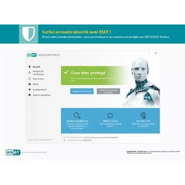 Eset Nod32 Antivirus - Edition 2020 - Abonnement 1 An - 1 Poste - L...