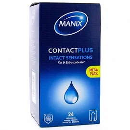 Manix Contact Plus - 24 Préservatifs