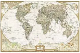 World Executive, Enlarged and, tubed National Geographic Maps