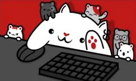 Bongo Cat Web Cam pour votre Twitch, Youtube, Facebook Stream - Rouge